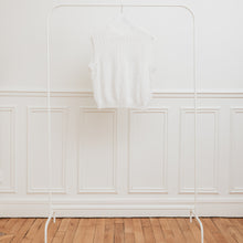 Charger l'image dans la galerie, usure studio - pull sans manches blanc crochet main