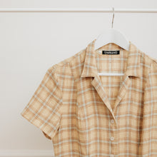 Charger l'image dans la galerie, usure studio - robe-cacharel-coton-lin-carreaux-vintage