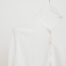 Charger l'image dans la galerie, usure-studio-gilet-blanc-vintage-maille