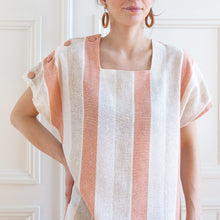 Charger l'image dans la galerie, usure studio - robe longue plage rayure vintage