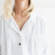 Charger l'image dans la galerie, usure studio - robe blanc pois vintage