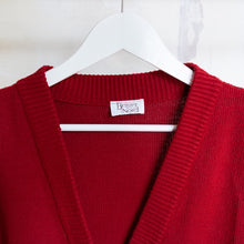 Charger l'image dans la galerie, usure studio - gilet vintage rouge preppy