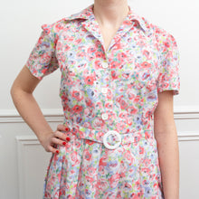 Charger l'image dans la galerie, usure studio - robe fleurie vintage unique