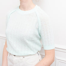 Charger l'image dans la galerie, usure studio - pull vert d'eau vintage