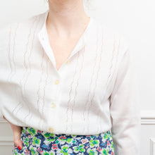 Charger l'image dans la galerie, usure-studio-gilet-blanc-vintage-maille