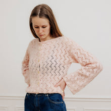 Charger l'image dans la galerie, usure studio - gilet-cardigan-rose-vintage