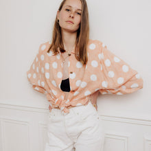 Charger l'image dans la galerie, usure studio - chemise-blouse-pois-vintage