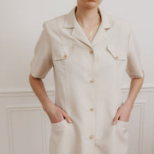 Charger l'image dans la galerie, usure studio - robe-beige-bois-vintage