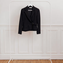 Charger l'image dans la galerie, usure studio - veste blazer noir elegant vintage