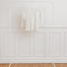Charger l'image dans la galerie, usure studio - top dentelle blanc vintage