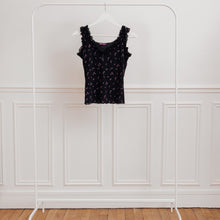 Charger l'image dans la galerie, usure studio - top mesh fleurs y2k vintage