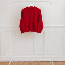 Charger l'image dans la galerie, usure studio - gilet rouge maille vintage