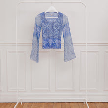 Charger l'image dans la galerie, usure studio - top mesh y2k vintage