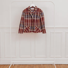 Charger l&#39;image dans la galerie, usure studio - veste blazer carreaux vintage 
