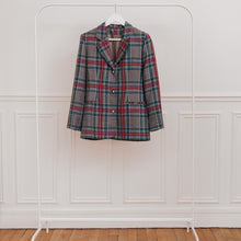 Charger l'image dans la galerie, usure studio - blazer carreaux gris vintage