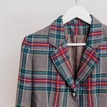 Charger l'image dans la galerie, usure studio - blazer carreaux gris vintage 1