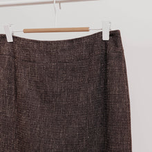 Charger l'image dans la galerie, usure studio - jupe tweed marron et blanc vintage 1