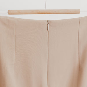 usure studio - jupe courte beige vintage y2k 2