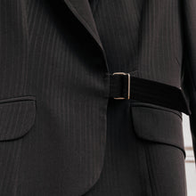 Charger l&#39;image dans la galerie, usure studio - veste blazer noir elegant vintage 2
