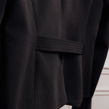 Charger l&#39;image dans la galerie, usure studio - veste blazer noir elegant vintage 3
