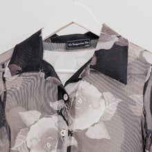 Charger l'image dans la galerie, usure studio - chemisier mesh fleurs vintage
