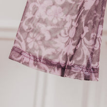 Charger l'image dans la galerie, usure studio - top mesh imprimé parme vintage 3