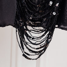 Charger l'image dans la galerie, Usure studio - débardeur noir sequins 4