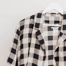 Charger l'image dans la galerie, usure studio - veste courte carreaux vintage