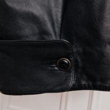 Charger l'image dans la galerie, usure studio - blouson cuir broderie noir vintage 5