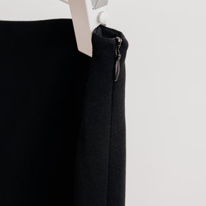 usure studio - jupe courte noir vintage 90s