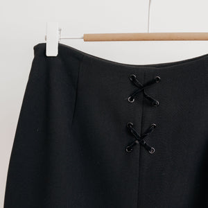 usure studio - jupe courte noir vintage 90s 2