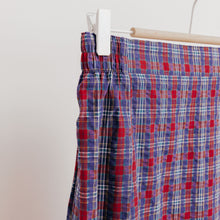 Charger l'image dans la galerie, Usure studio - jupe carreaux mouchoirs vintage