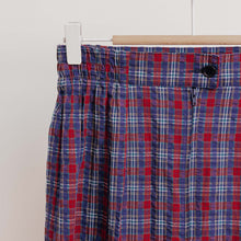 Charger l'image dans la galerie, Usure studio - jupe carreaux mouchoirs vintage