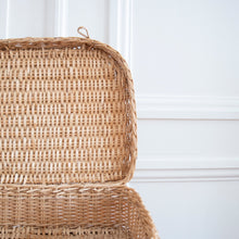 Charger l'image dans la galerie, usure studio - sac osier paille vintage