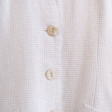 Charger l'image dans la galerie, usure studio - veste vichy ecru/blanc vintage