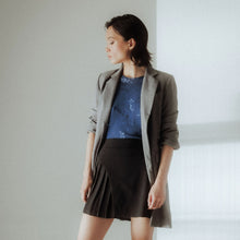 Charger l'image dans la galerie, usure studio - blazer veste long gris vintage