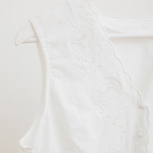 Charger l&#39;image dans la galerie, usure studio - top-corset-blanc-broderie-vintage
