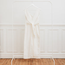 Charger l&#39;image dans la galerie, usure studio -robe-longue-blanche-ceremonie-vintage
