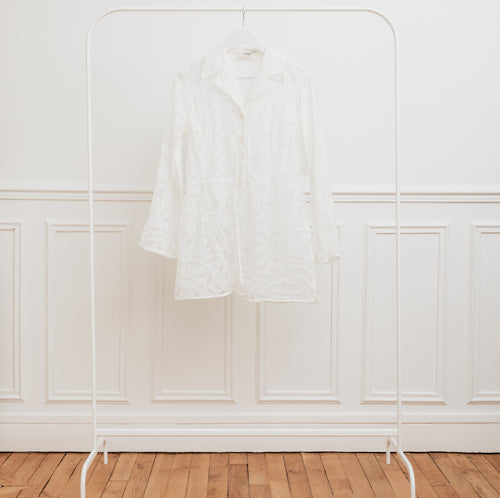 usure studio - blouse-blanche-transparente-vintage