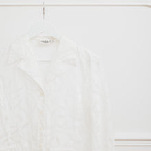 Charger l&#39;image dans la galerie, usure studio - blouse-blanche-transparente-vintage
