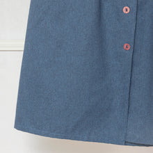 Charger l&#39;image dans la galerie, usure studio - jupe bleu vintage
