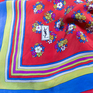 usure studio - foulard yves saint laurent vintage soie