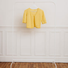 Charger l&#39;image dans la galerie, usure studio - gilet-jaune-crochet-vintage

