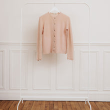 Charger l&#39;image dans la galerie, usure studio - gilet-rose-cardigan-vintage
