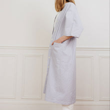 Charger l&#39;image dans la galerie, usure studio - kimono-rayure-bleu-blanc-vintage
