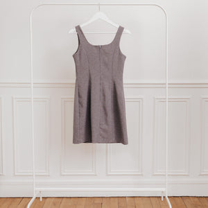 usure studio - robe grise courte Y2K vintage