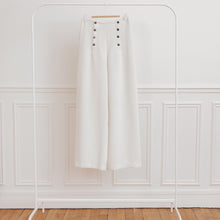 Charger l&#39;image dans la galerie, usure studio - pantalon large blanc vintage
