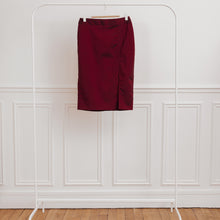 Charger l&#39;image dans la galerie, usure studio - jupe bordeaux irisé vintage y2k
