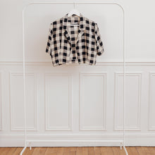 Charger l&#39;image dans la galerie, usure studio - veste courte carreaux vintage
