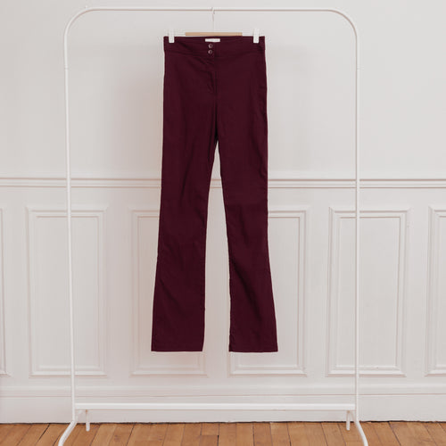 Usure studio - pantalon parme taille basse vintage